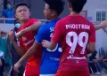 Brutal agresión en el fútbol asiático: un golpe de Muay Thai, 24 puntos de sutura y rescisión de contrato