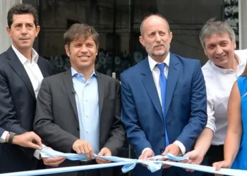 Axel Kicillof, Máximo Kirchner, Wado de Pedro y Martín Insaurralde dieron una señal de unidad en plena reorganización interna de La Cámpora