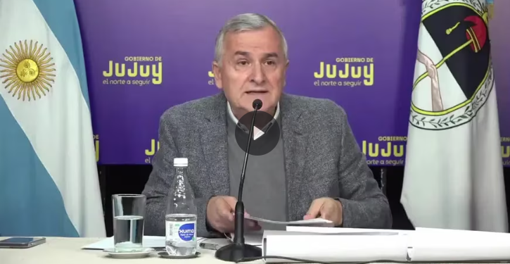 Violencia en Jujuy: Gerardo Morales denunció que “hay una fuerte intervención del gobierno nacional para generar caos”