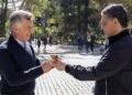 Mauricio Macri se metió de lleno en la campaña porteña y recorrió el barrio de Belgrano con Jorge Macri