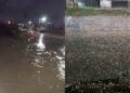 Diluvio, granizo e inundaciones: los videos más impactantes del temporal en la provincia de Buenos Aires