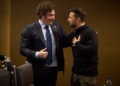 Milei se reunió con Volodímir Zelenski en la Cumbre Global por la Paz y recibió la Orden de la Libertad