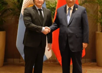 La foto de la Javier Milei y Xi Jinping en el G20 de Rio de Janeiro