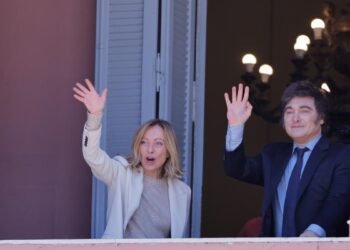 Javier Milei recibió a Giorgia Meloni en la Casa Rosada y destacaron los lazos entre Argentina e Italia