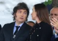 Javier Milei y Victoria Villarruel, volvieron a mostrarse juntos públicamente durante un acto por la semana de la Policía Federal