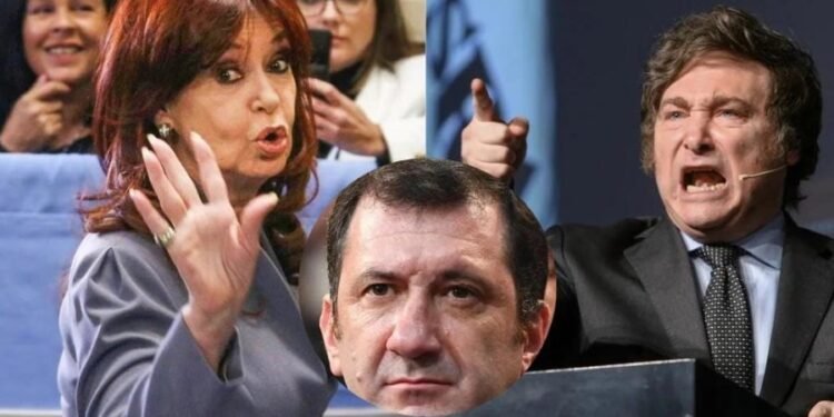 El presidente Javier Milei apuntó contra Cristina Kirchner por la detención de Edgardo Kueider