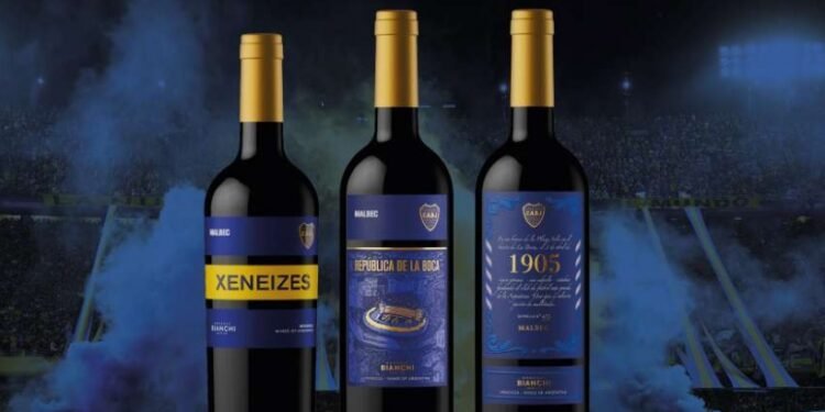 Vino y fútbol, una estrategia de marketing que se extiende entre las bodegas argentinas