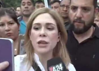 Lilia Lemoine se sumó a una movilización por el delivery asesinado en Moreno