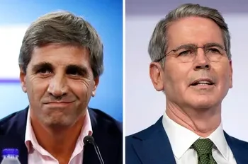 En plena negociación con el FMI, Luis Caputo se reunió con el secretario del Tesoro de EEUU, Scott Bessent