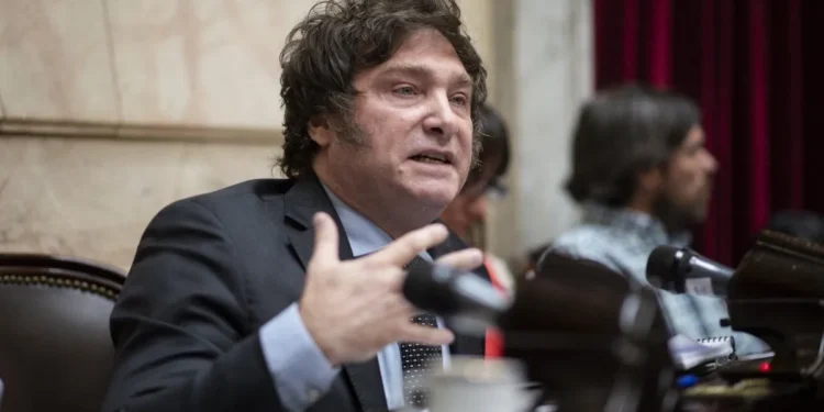 Debate legislativo: Post de Milei