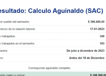 Tu aguinaldo al detalle