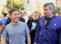 Estrategia en La Plata: Kicillof, Kirchner, Massa unidos contra Milei.
