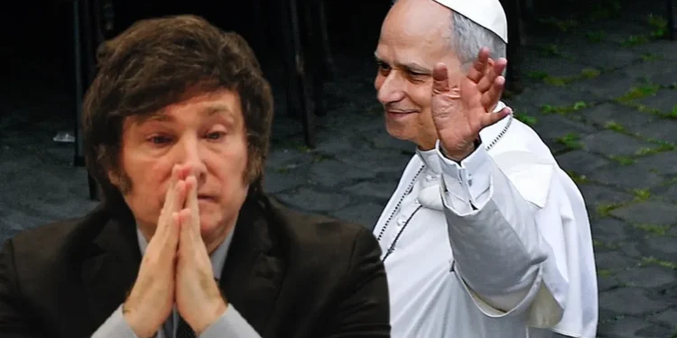 Milei viaja para reunirse con el Papa y Meloni.