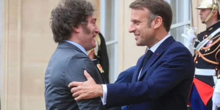 Milei en Francia para encuentro ONU con Macron