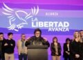 El triunfo de LLA, según Milei: “Hoy, la Argentina grande”.