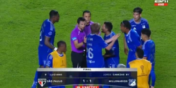 Controversia en la Copa Sudamericana: el final insólito entre San Pablo y Millonarios