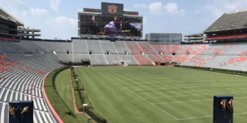 El estadio Jordan-Hare de Auburn acoge un partido histórico: Argentina vs Islandia