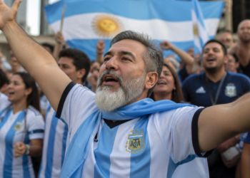 El apasionado hincha de la albiceleste en Chicago: “Cada partido es una fiesta celeste y blanca”