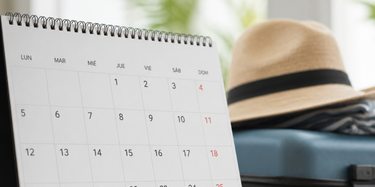 Feriados y fines de semana largos restantes según el calendario oficial de 2026