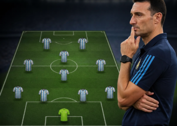 La alineación que considera Scaloni para el crucial partido contra Inglaterra en el Mundial
