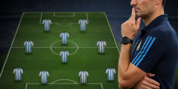 La alineación que considera Scaloni para el crucial partido contra Inglaterra en el Mundial