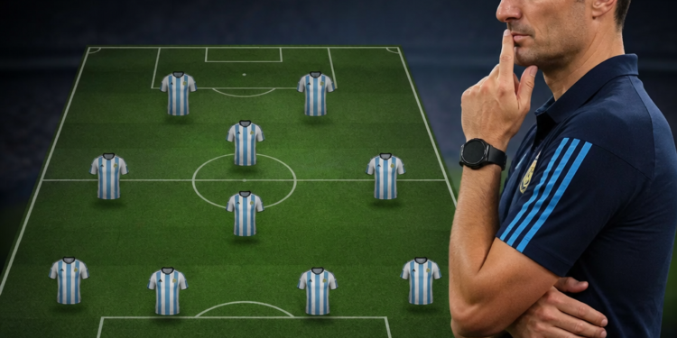 La alineación que considera Scaloni para el crucial partido contra Inglaterra en el Mundial