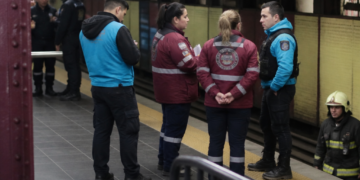 Operativo en la estación Malabia del subte B tras el fallecimiento de un hombre arrollado
