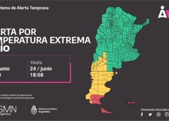 Alerta roja en el sur de la Patagonia por intenso frío y marejadas en la costa
