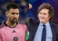 Milei se pronuncia tras la muerte del padre de Messi y responde a sus críticos