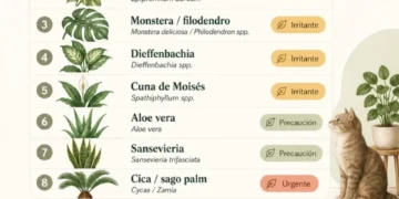 Plantitas peligrosas para gatos: tres especies a evitar en casa