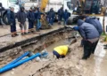 Rotura de caño maestro en Temperley provoca inundaciones y desabastecimiento de agua