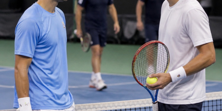 La Selección Argentina de Tenis comenzó su preparación para la Copa Davis en Neuquén