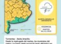 Alerta naranja en Buenos Aires y otras provincias por intensas tormentas y posibles granizadas