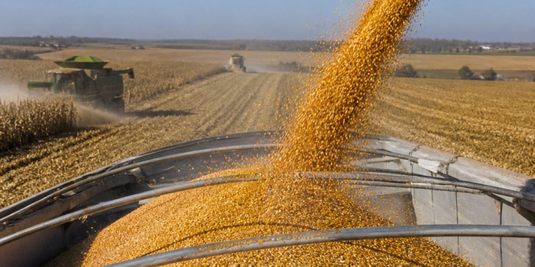 La cosecha en Estados Unidos reduce los precios del maíz y la soja